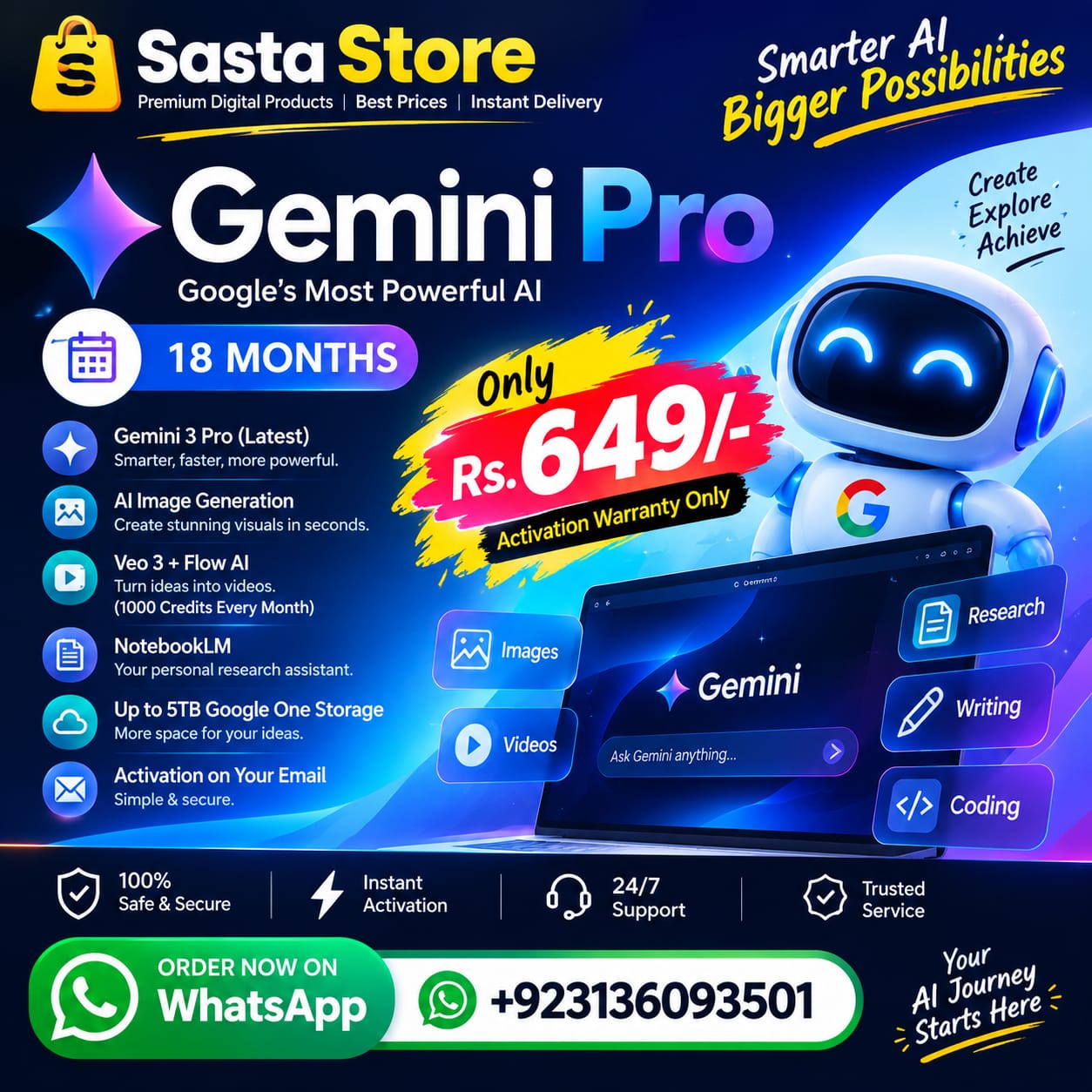 Gemini Pro 18 Months 649
